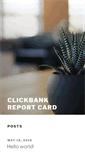 Mobile Screenshot of clickbankreportcard.com